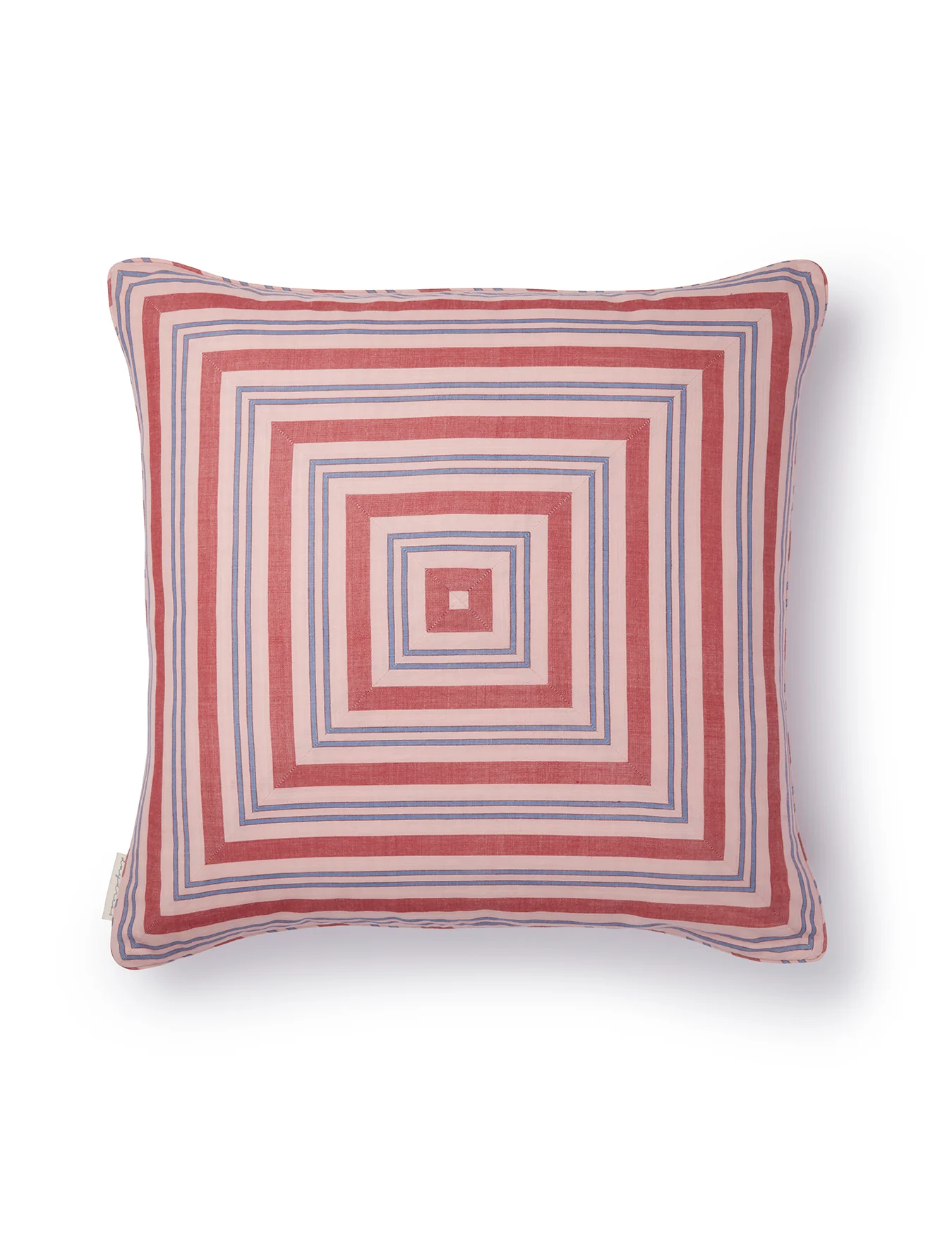 Cushion Cover, Pink Handloom Stripe 50 x 50cm