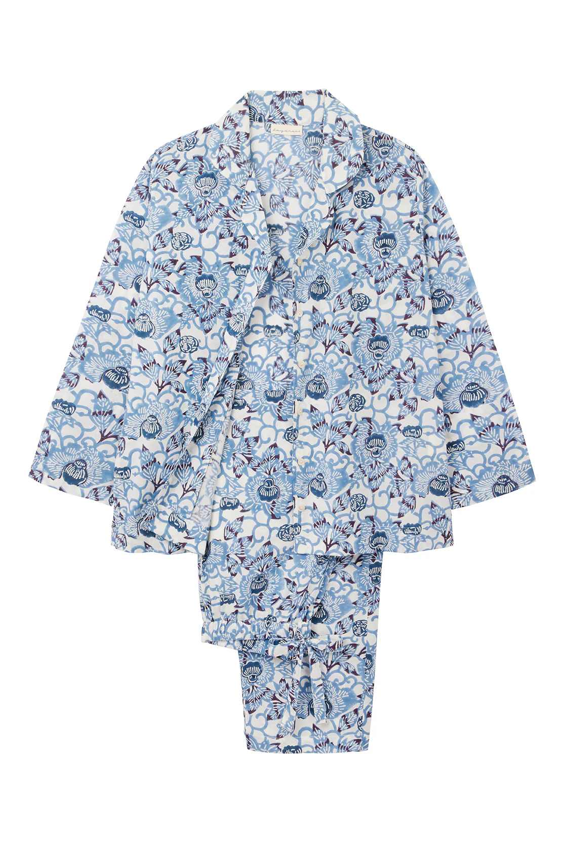 Classic Pyjamas in Blue Kimono - Image 2