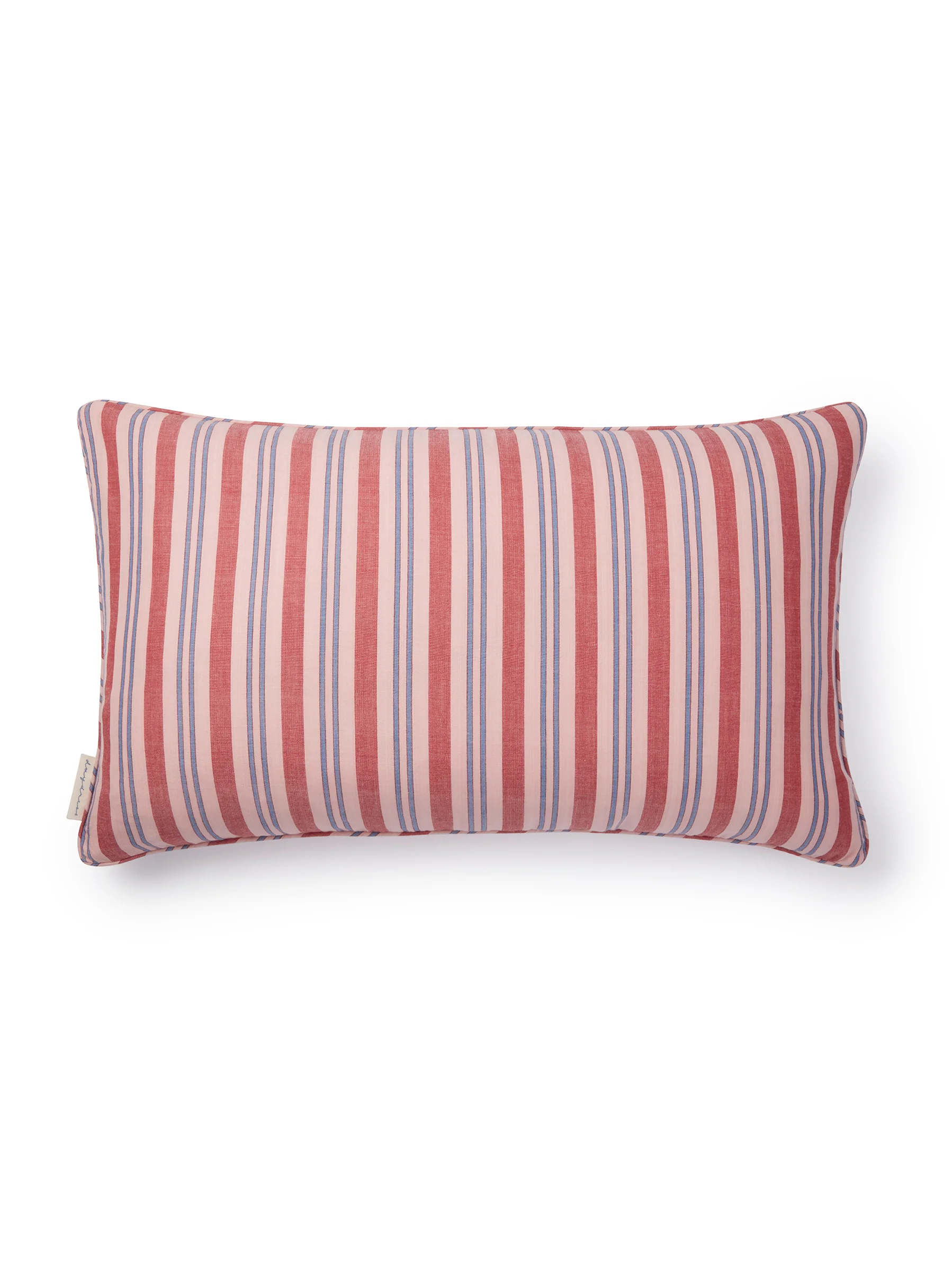 Cushion Cover, Pink Handloom Stripe 60 x 35cm