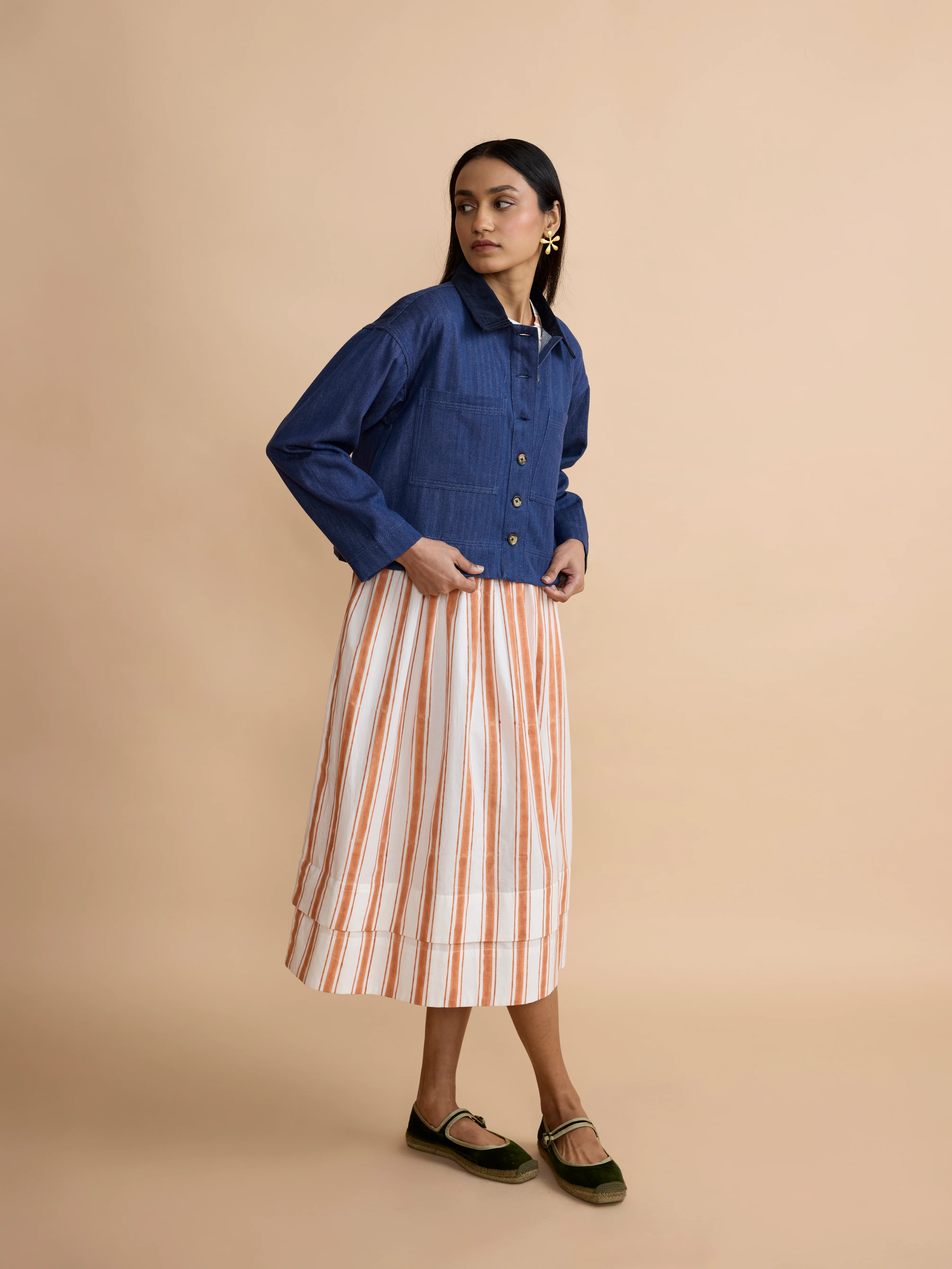 Erica Jacket in Indigo Denim Twill