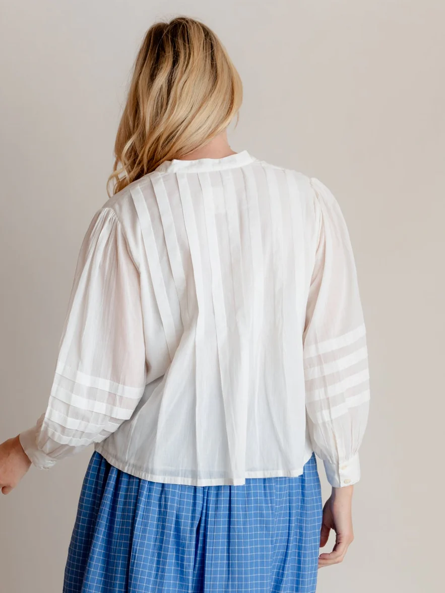Finty Shirt in Ivory White - Image 4