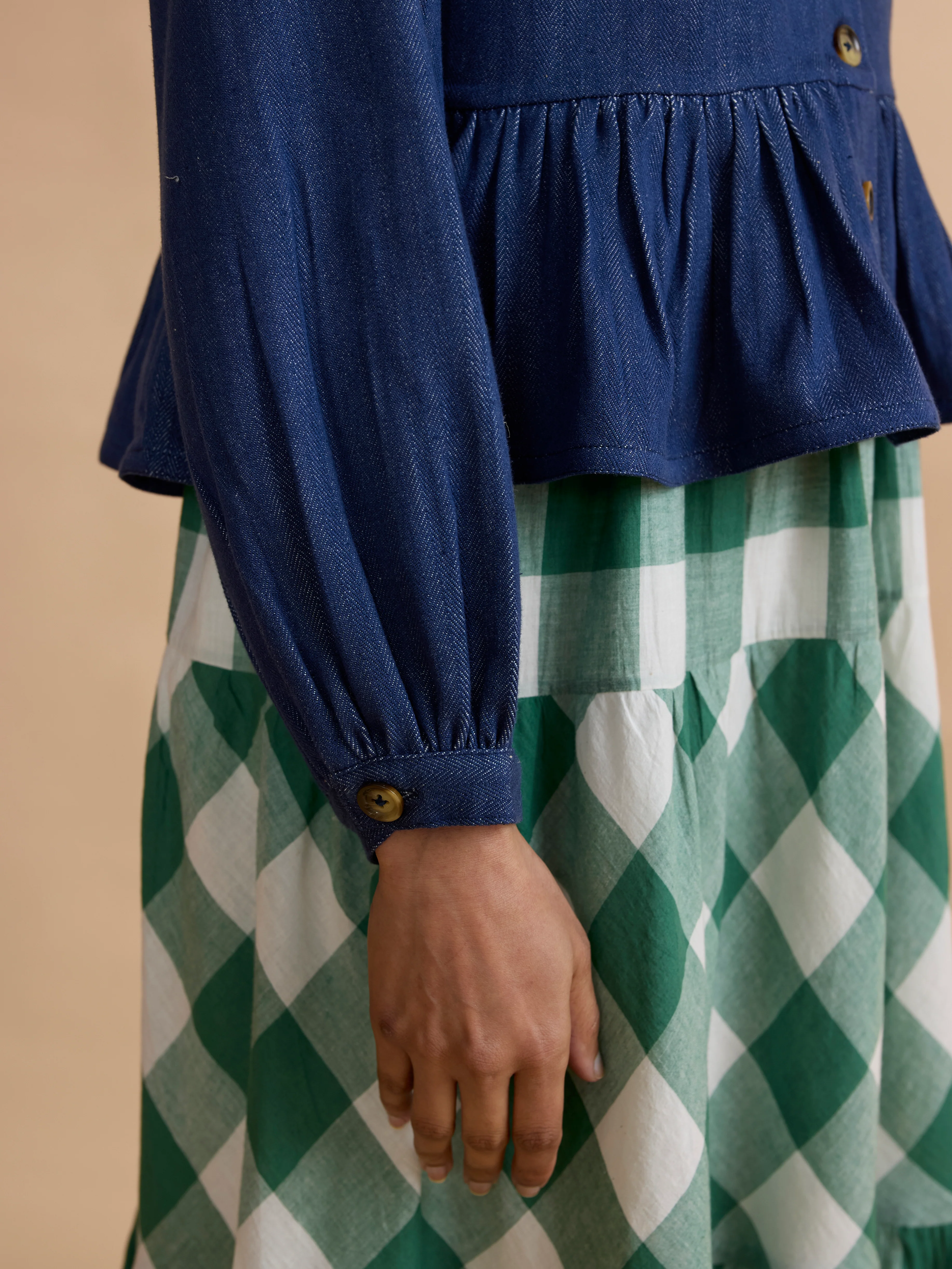 Pascale Shirt in Indigo Denim Twill - Image 5