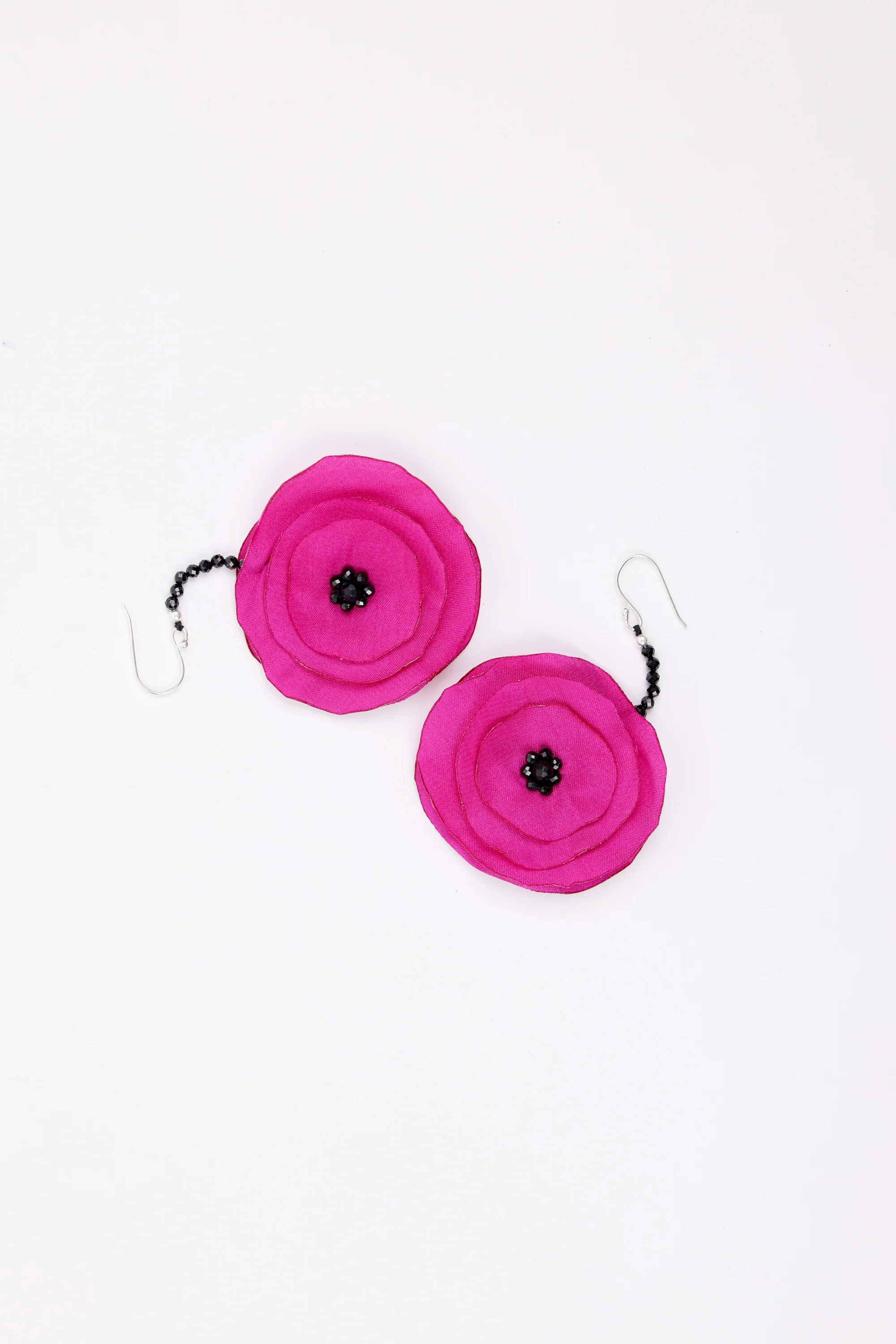 Pink Anemone Earrings