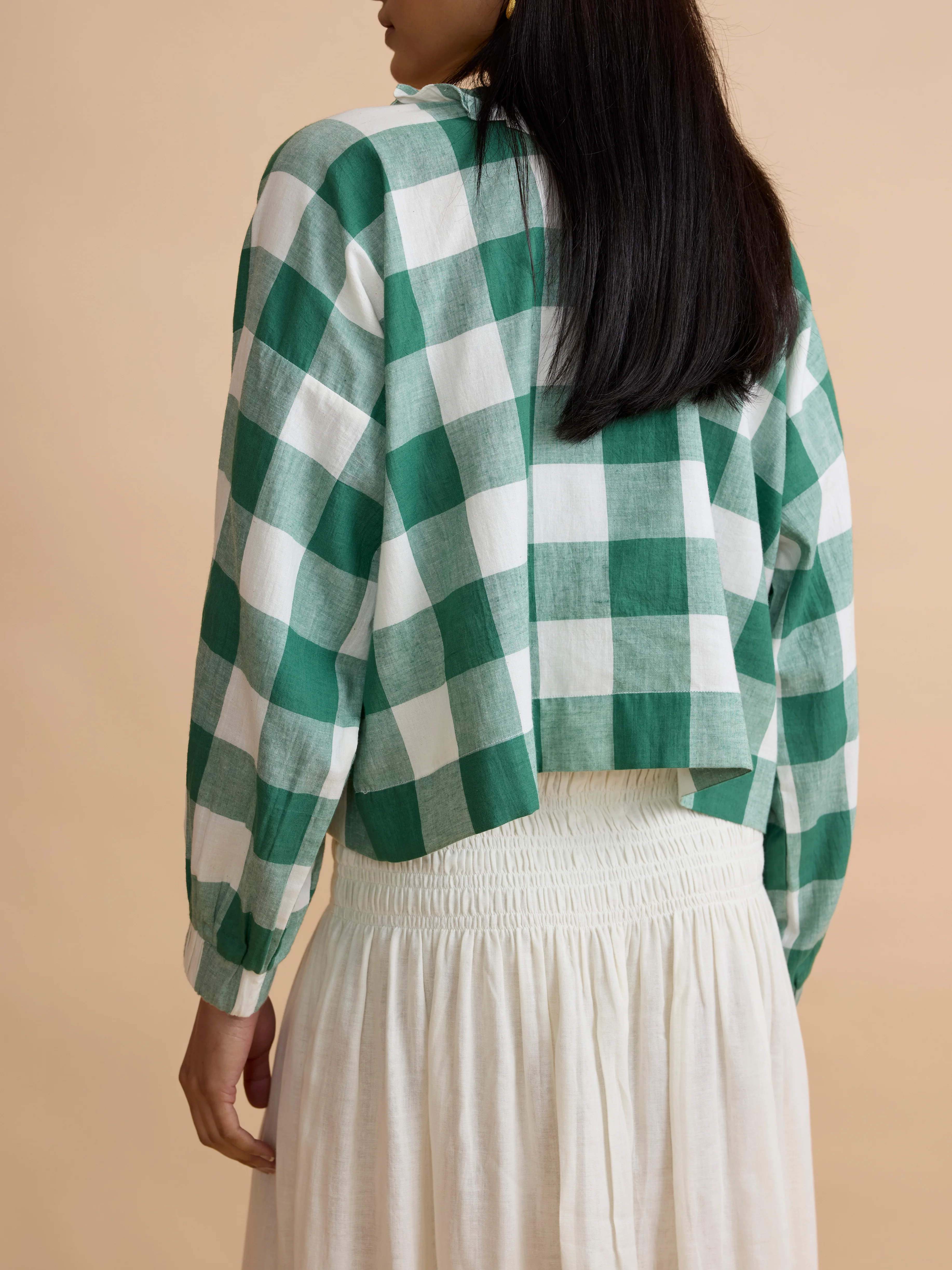 Rhythm Skirt in White Gauze - Image 4