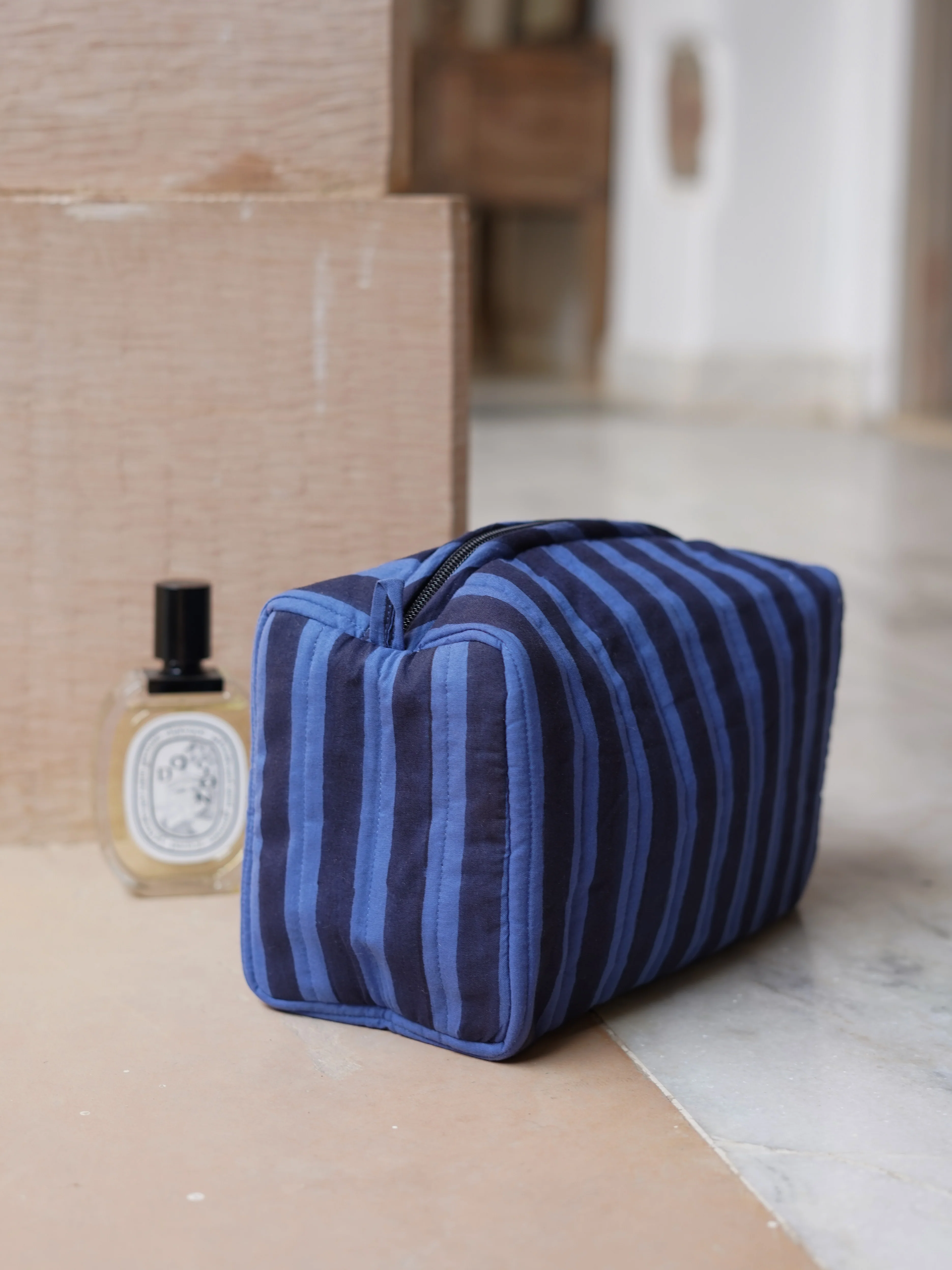 Wash Bag in Twilight Stripe